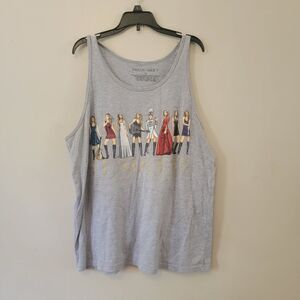 Taylor Swift Official Fearless Gray Womens Tank Top Shirt Sz L Taylor's Version